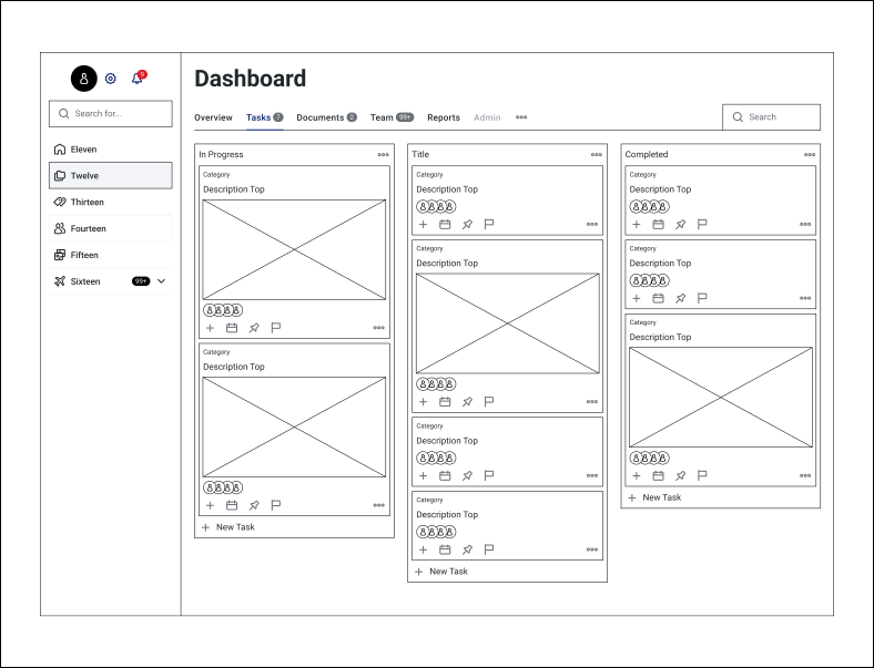 Desktop Wireframing